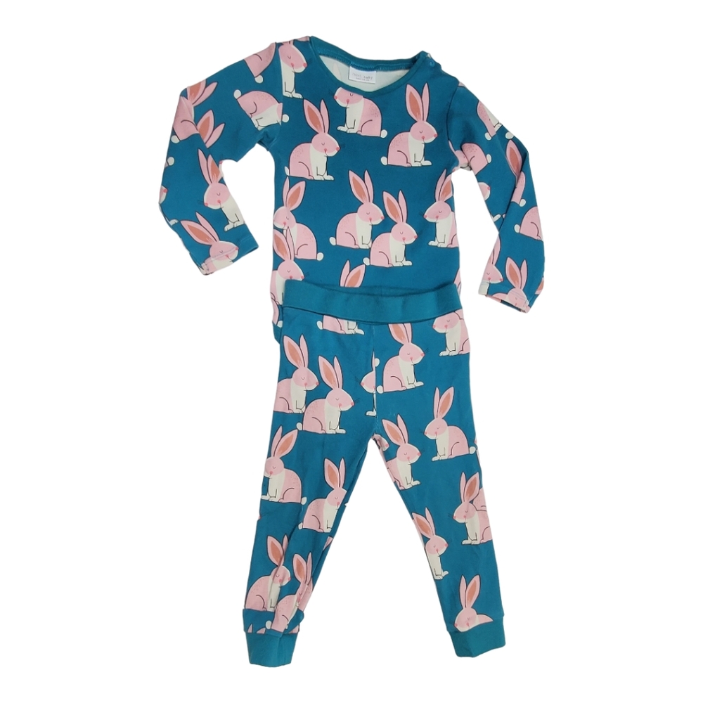 Next UK Bunny Bodysuit Onesie & Pants Set